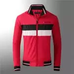 tommy hilfiger veste hiver zip 1675 rouge